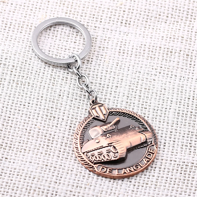 J Store брелок для ключей в стиле всемирных танков мужская модель с медалью ланглада