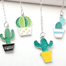Мультфильм Зеленый Кактус Закладка в виде растения прекрасный студенческий подарок канцелярские товары школьные офисные принадлежности