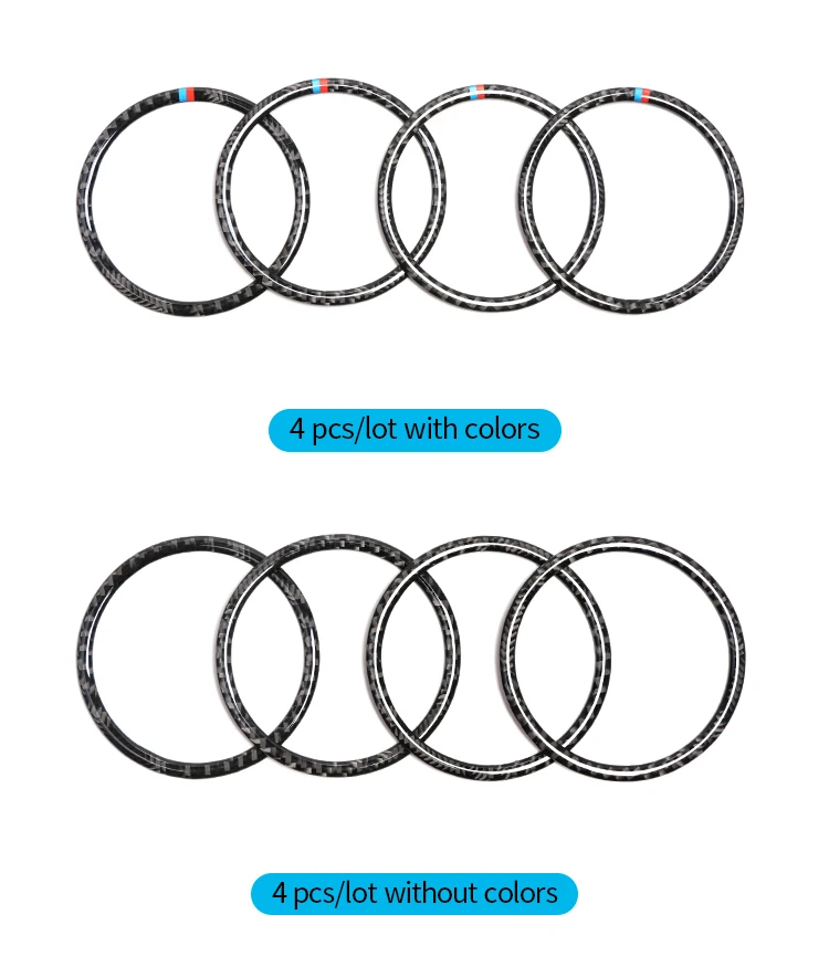 Стайлинг автомобиля аудио углеродного волокна динамик двери громкоговоритель крышка-наклейка для салона для bmw F25 F26 X3 X4 F07 5GT декоративный круг кольцо
