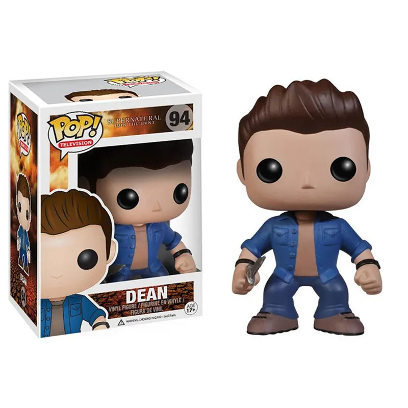 Funko POP TV: супернатуральный персонаж #94 Dean Action & Figure Toys #95 Castiel виниловая кукла