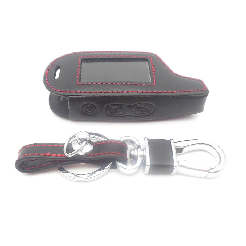 

Leather Key Case For Pandora DXL3000 DXL3210 DXL3100 Two Way LCD Remote Starter Car Alarm