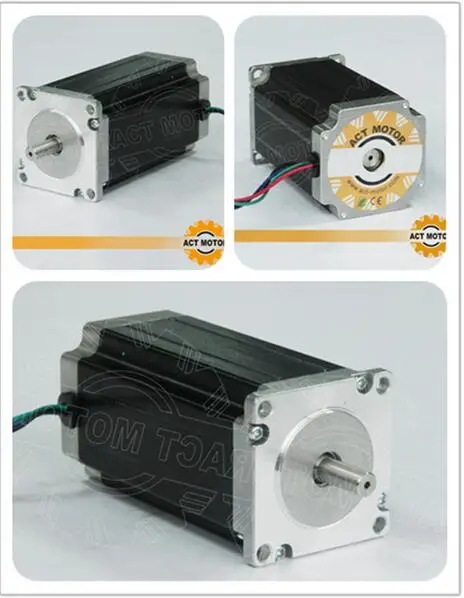 

ACT Motor 3PCS Nema23 Stepper Motor 23HS2430 Single Shaft 4-Lead 425oz-in 112mm 3.0A Bipolar 8mm-Diameter US JP DE UK FR Free