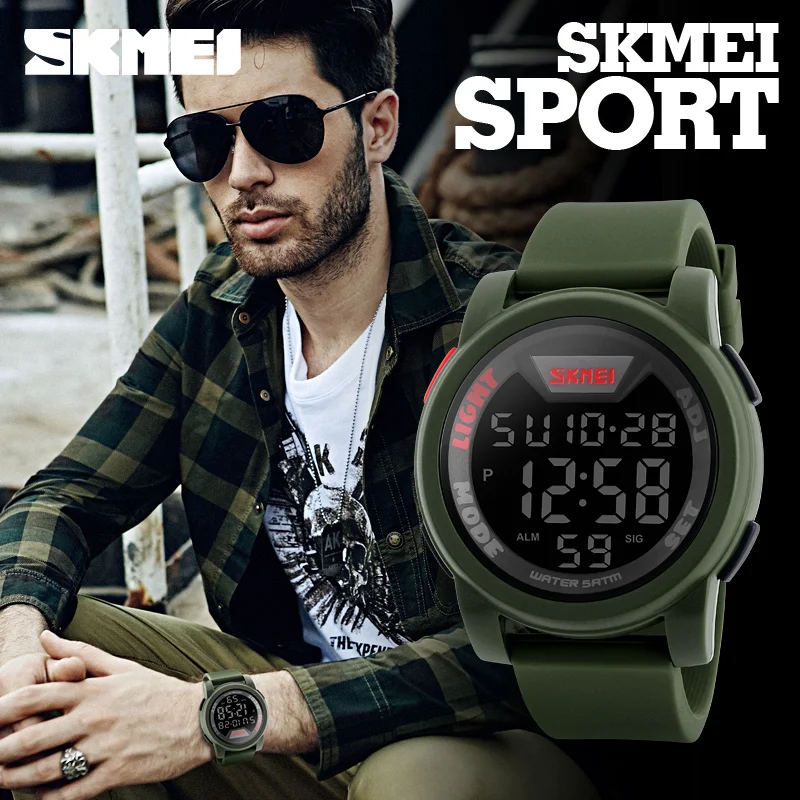 Prix pour Nouvelle Marque SKMEI Montre Hommes Militaires Sport Montres Multifonctions Mode Silicone Étanche LED Numérique Montre Pour Hommes Horloge Prix pour Nouvelle Marque SKMEI Montre Hommes Militaires Sport Montres Multifonctions Mode Silicone Étanche LED Numérique Montre Pour Hommes Horloge