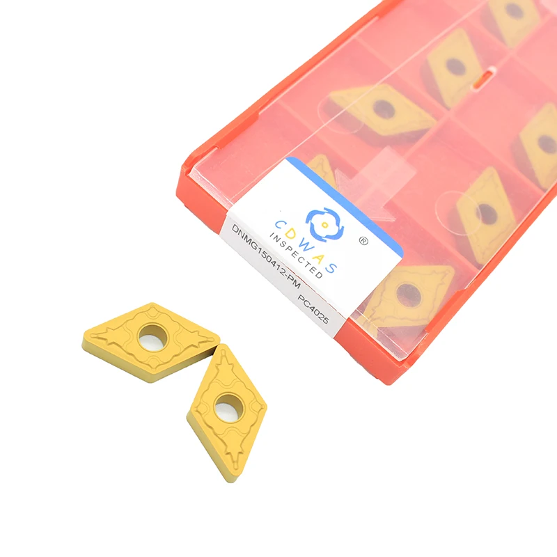 

DNMG150412 PM PC4025 Carbide insert External Turning Tools Lathe cutter Tool turning insert For processing steel parts