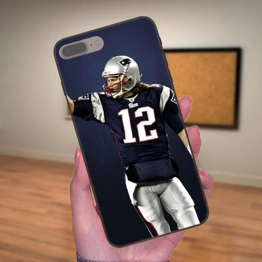 Tom Brady 12 Гибкие аксессуары для телефона чехол Xiaomi Mi Mix Max Note 2 2S 3 5X 6 6X 8 9 SE A1 A2 Lite Play Pro