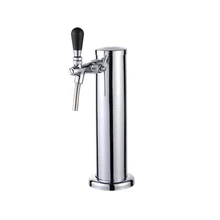 Для приготовления в домашних условиях, из нержавеющей стали, пивная башня с одним потоком управления пивной кран/кран Регулируемый пивоваренный Инструмент аксессуары хорошего качества