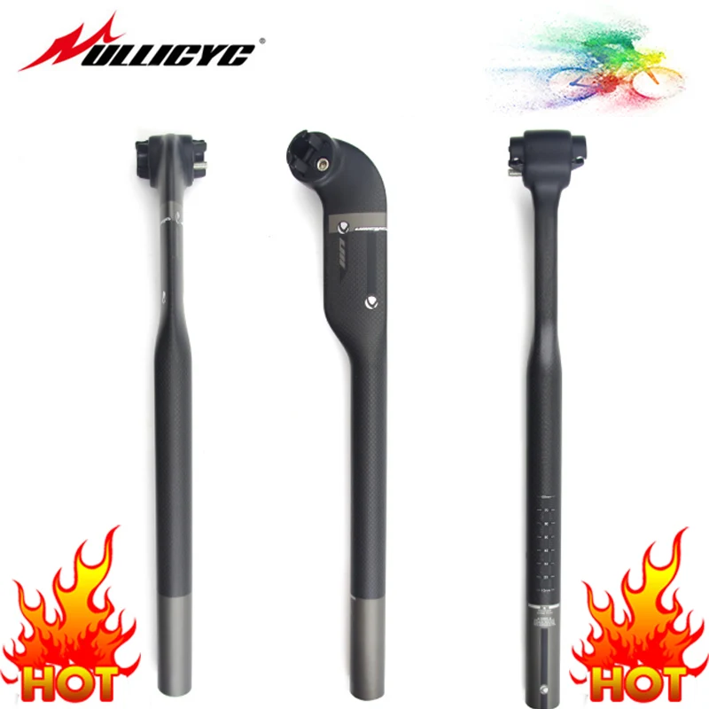 

Ullicyc 2019 Trend Newest (HOT)Mountain Bike or road bike Full Carbon Bicycle Seatposts Parts 27.2/30.8/31.6*350/400mm Free ship