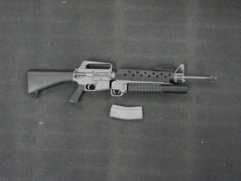 M16A1 + M203 Вьетнамская война США Военная Штурмовая винтовка 1/6 подходит для 12