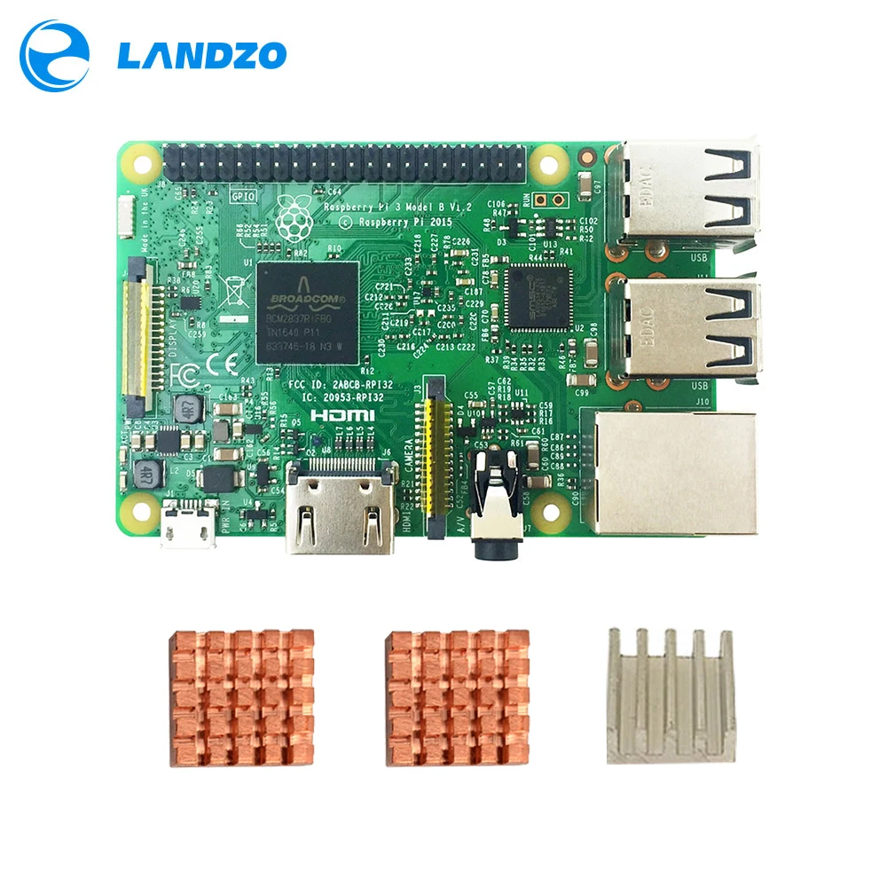 Оригинальный raspberry pi 3 Модель b/raspberry pi/малиновый/pi3 b/pi 3/pi 3b с Wi-Fi и bluetooth Процессор Алюминий радиатора Оригинальный raspberry pi 3 Модель b/raspberry pi/малиновый/pi3 b/pi 3/pi 3b с Wi-Fi и bluetooth Процессор Алюминий радиатора