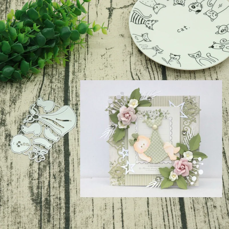 

Baby Stencil Metal Cutting Dies For DIY Scrapbooking Paper Card Craft Dies