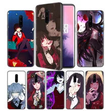 Anime Kakegurui Cartoon Soft Black Silicone Case Cover for OnePlus 6 6T 7 Pro 5G Ultra-thin TPU Phone Back Protective