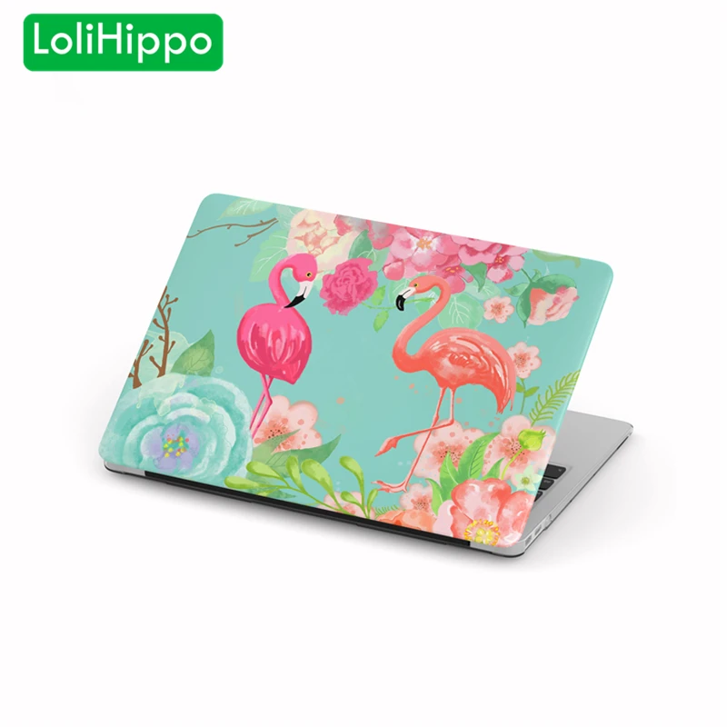 

LoliHippo Flamingo Series Laptop Computer Protective Case for Apple Macbook Air Pro 11 12 13 15 Inch Notebook Cover A1990 A1398