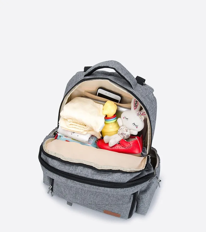 Сумки для мамы на молнии, большой вместительный дорожный рюкзак для мам, кормящих подгузников, сумки для подгузников, сумка для подгузников с лямками для коляски