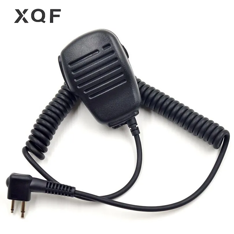 

XQF 10Pcs Police PTT Speaker Microphone Mic for Motorola Radio Walkie Talkie CP040 GP2000 GP3688 CP180 CP185 RDX RDU4100 Mic