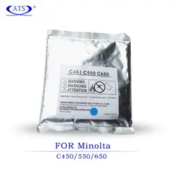 1 шт. 400 г Цвет разработчик порошок для Konica Minolta C451 C550 C650 C450 совместимый принтер поставки C 451 550 650 450 CMYK