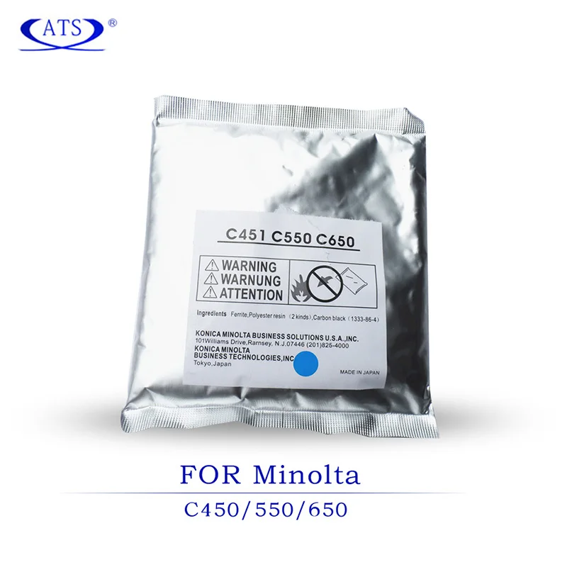 1 шт. 400 г цветной порошок разработчика для Konica Minolta C451 C550 C650 C450 совместимый принтер