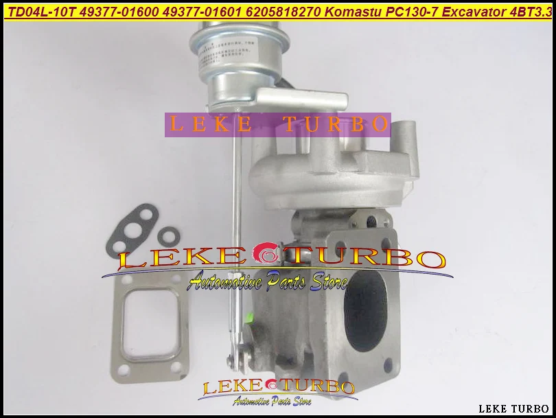 TD04L-10T 49377-01600 49377-01601 6205-81-8270 6205818270 Turbo Turbocharger For Komastu PC130-7 Excavator 4BT3.3 (4)