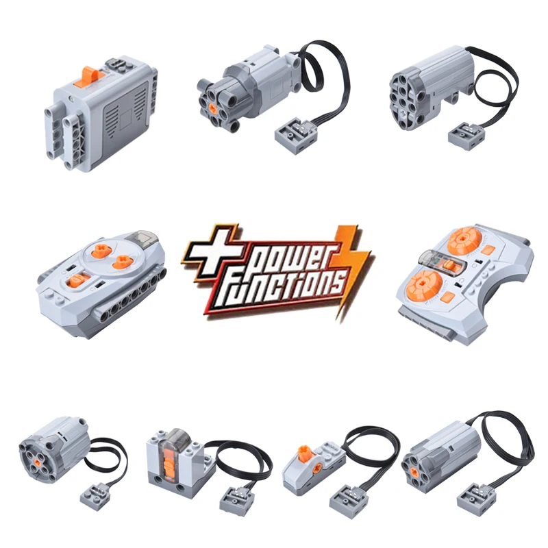

Motor technic train Remote Receiver LED Light Battery Box Power Functions 20001 3368 Technic 20053 20006 20013 20021 20076 20004