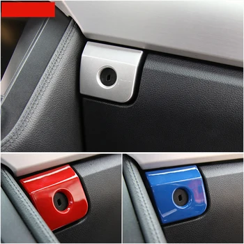 

lsrtw2017 ABS car Co-pilot storage box switch trim for ford mustang 2015 2016 2017 2018 2019 6th generation