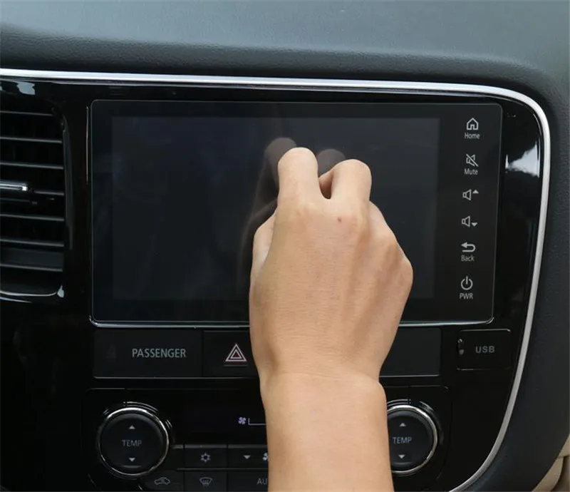 Автомобильный экран навигация закаленная пленка сенсорный экран устойчивый к царапинам пленка для Mitsubishi Outlander