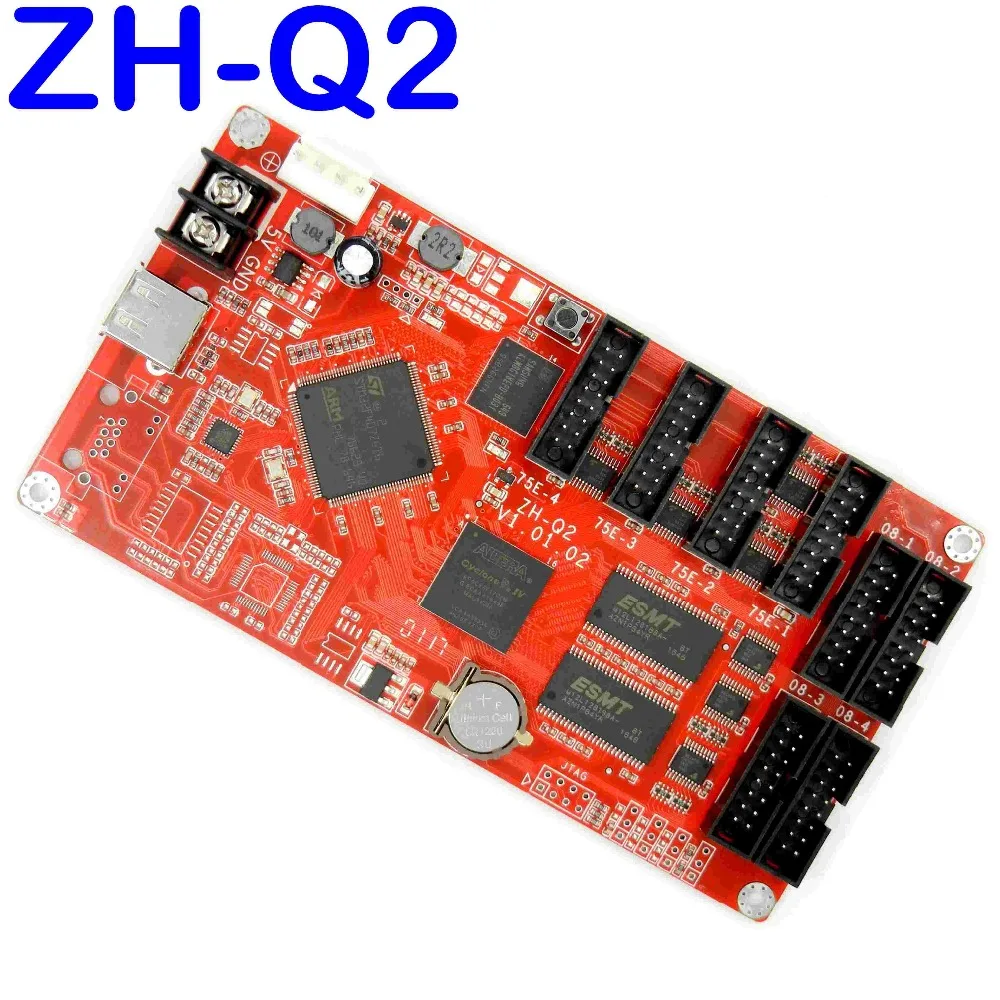 

ZH-Q2 USB full color led control card 1024*128 pixels display U disk asynchronous video led controller for P2.5,p3,p4,p5,p6,p10