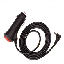 DC Car Charger Adapter Power Supply Cord for Radar Detector Cigar lighter GPS 3.5mm with swicth