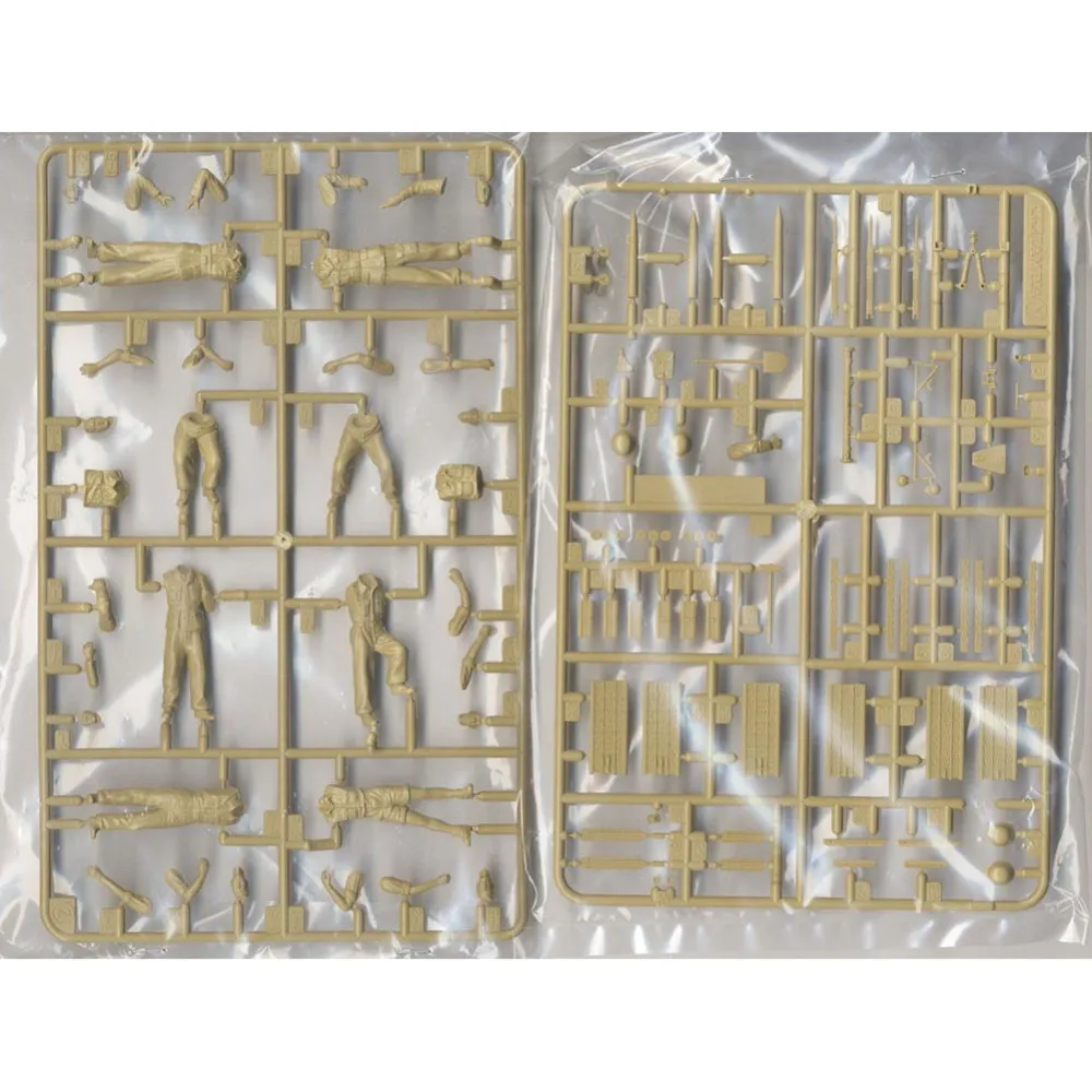 OHS tiiya 35343 1/35 немецкий корпус для Африки Luftwaffe Artillery набор команды Миниатюрные