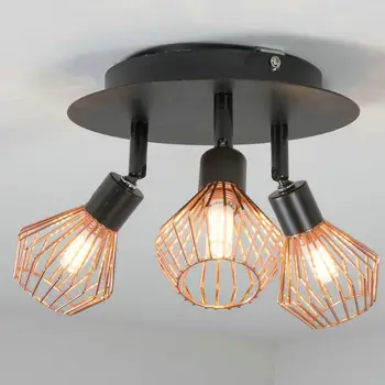 

G9 LED Ceiling Spotlight Vintage LED bedroom decorative Spotlight Motent 3 Head Track Lamp warm/white light