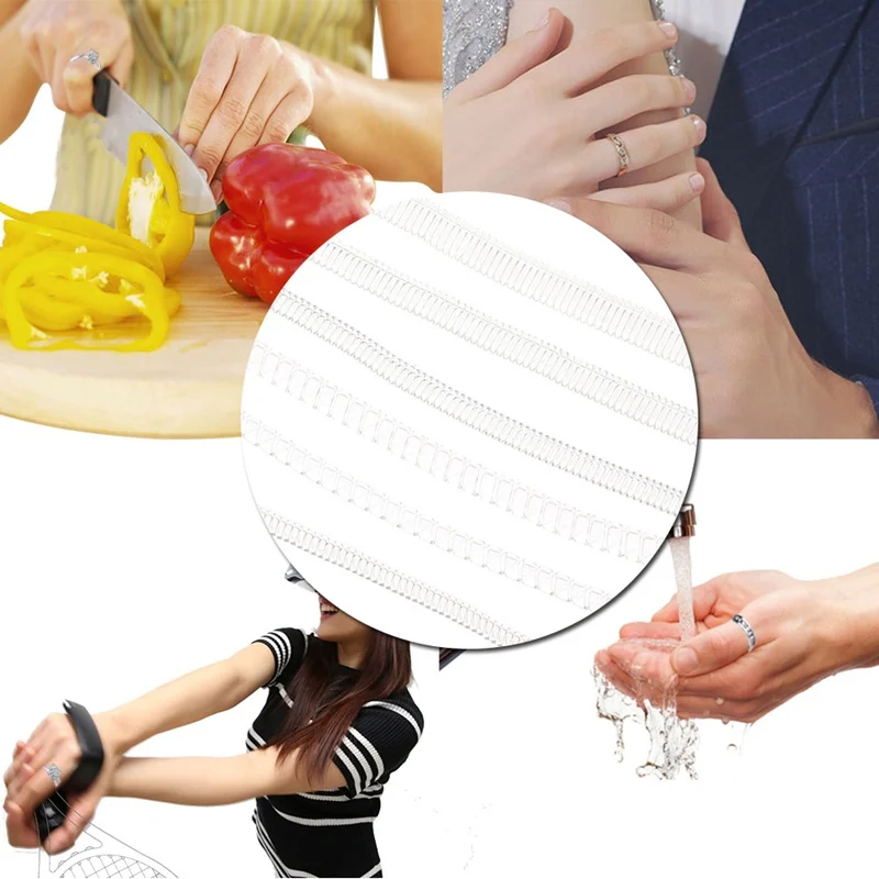 

1pcs Adjustable Ring Regulator Rope Transparent Spring Coil Keychain Cellphone Cord Key Extender Ring adjustment artifact