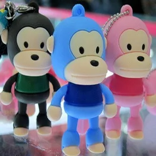 

8 Colors Big Monkey Cute USB Flash Drive Pen Drive USB2.0 8GB 16GB 32GB 64GB Pendrive Cartoon USB Stick Gift Gifts