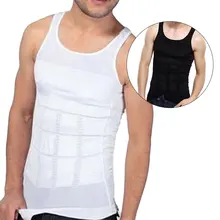 Мужской утягивающий пояс без рукавов для похудения, нижнее белье, рубашка, целлюлит, инструмент для подтяжки лица