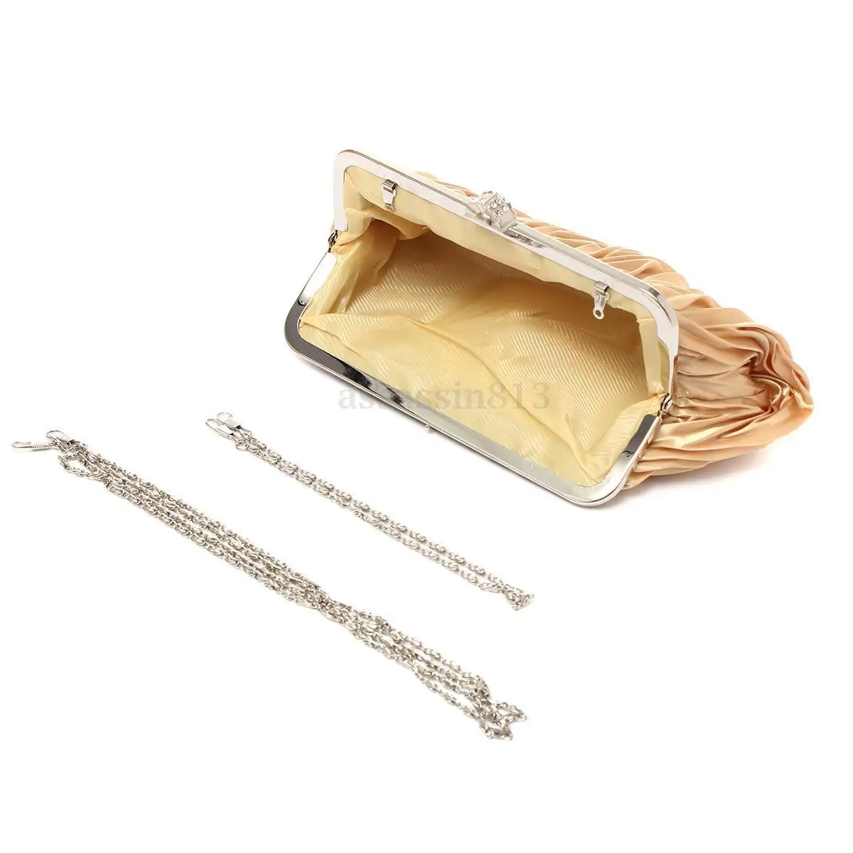 Fashion Lady Party Wedding Handbag Purse Girl Soft Evening Bag Bridal Women Satin Crystal Clutch Fashion Lady Party Wedding Handbag Purse Girl Soft Evening Bag Bridal Women Satin Crystal Clutch