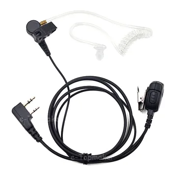 

XQF 10Pcs Covert Air Tube Earpiece Earphone Headset PTT for Baofeng CB Radio UV5R Puxing TYT HYT Walkie Talkie Accessories