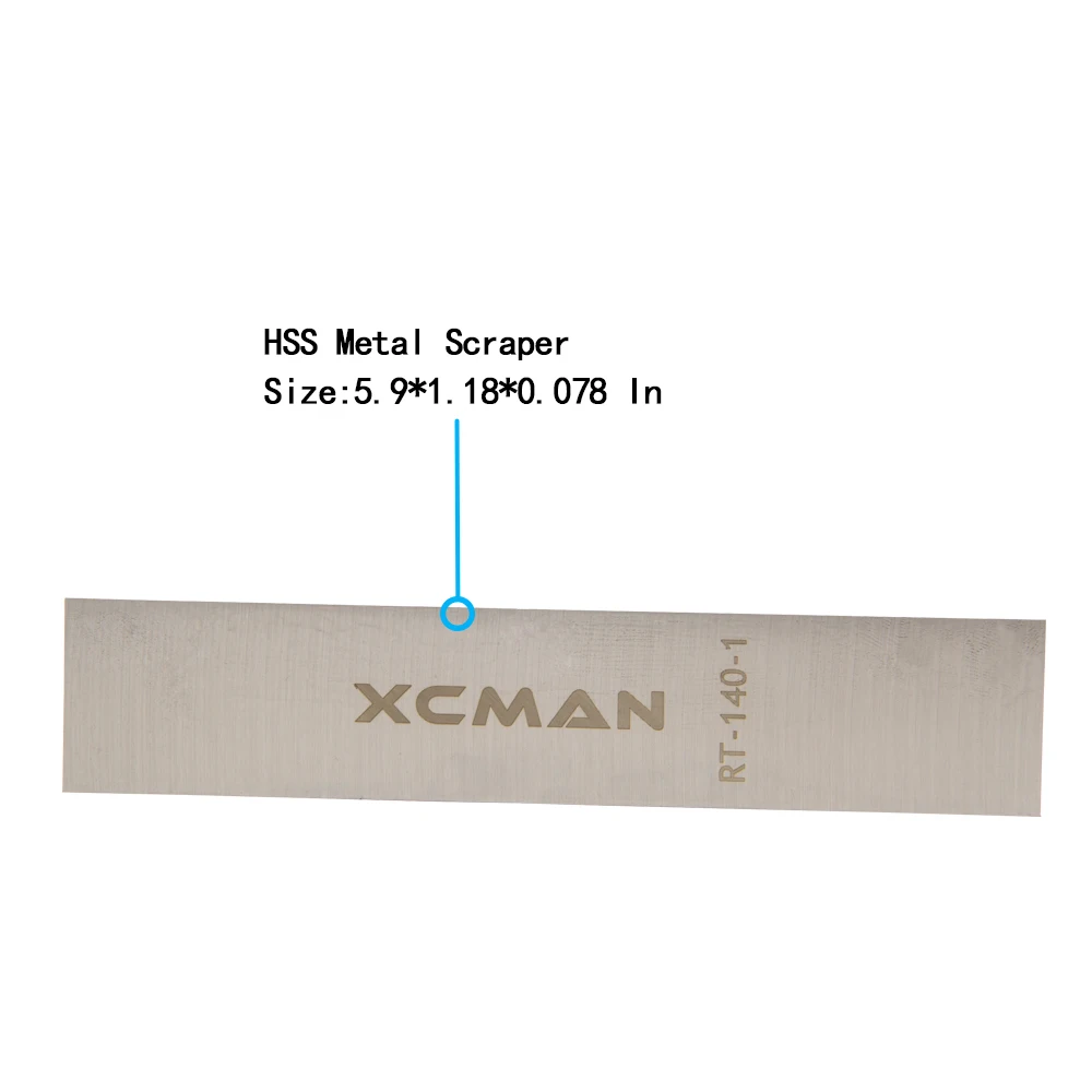 XCMAN Ski Snowboard Base Repair PTEX Metal Scraper Very Hard and Sharp For Removing Extra PTEX For Fixing Base