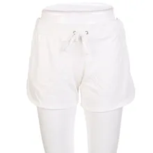 Женские хлопковые спортивные шорты для фитнеса с эластичной резинкой на талии, летние свободные женские шорты для активного отдыха