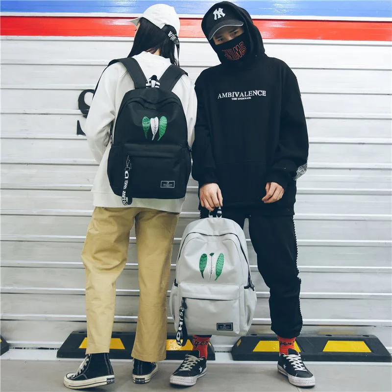 2019 Fashion Backpack Women Men Canvas Student Laptop Backpack Women Unisex Large Capacity Bags mochila feminina