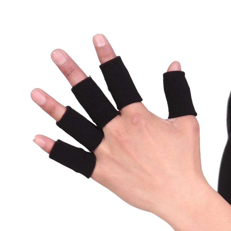 10Pcs-set-Basketball-Volleyball-Finger-Sleeve-Guard-Protection-Finger-Support-Wrap-Bands-Fitness-Gym-Thumb-Protector