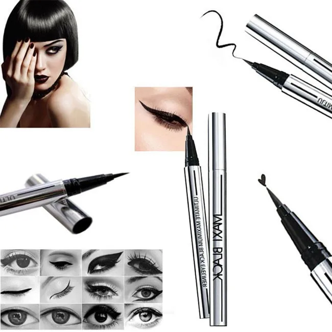 

1 PCS Hot Ultimate Black Liquid Eyeliner Long-lasting Waterproof Eye Liner Pencil Pen Nice Makeup Cosmetic Tools