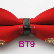 YIBEI coahella галстуки джентльмен темно-красные галстуки с бантиками взрослые Sheetmetal однотонная бабочка регулируемый галстук-бабочка для смокинга Предварительно Связанные