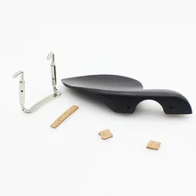 Аксессуары для скрипки Скрипка скрипка подбородок отдых шинрест дерево с стандартная Скоба для 3/4 4/4 скрипка оптом и в розницу