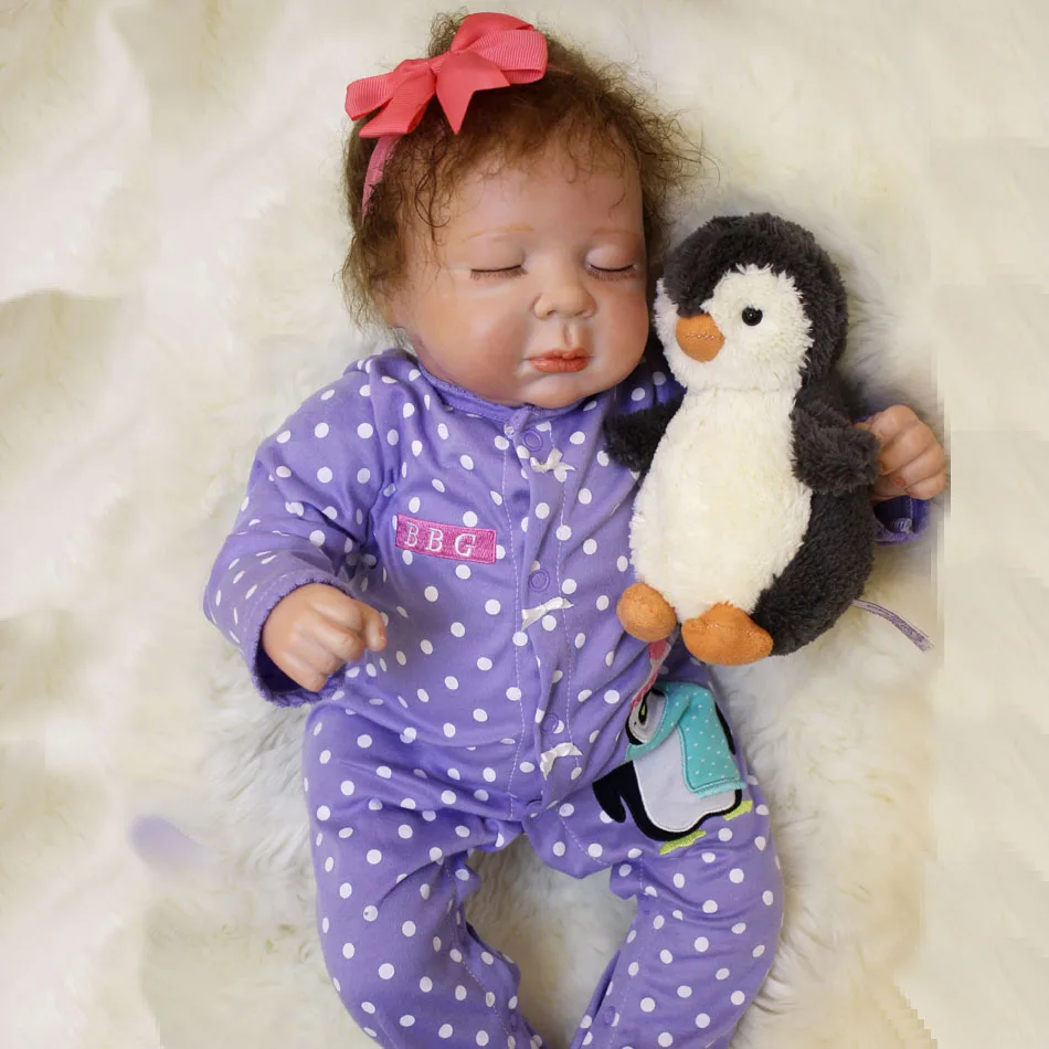 OtardDolls 50 см реалистичные куклы для новорожденных мягкие силиконовые виниловые