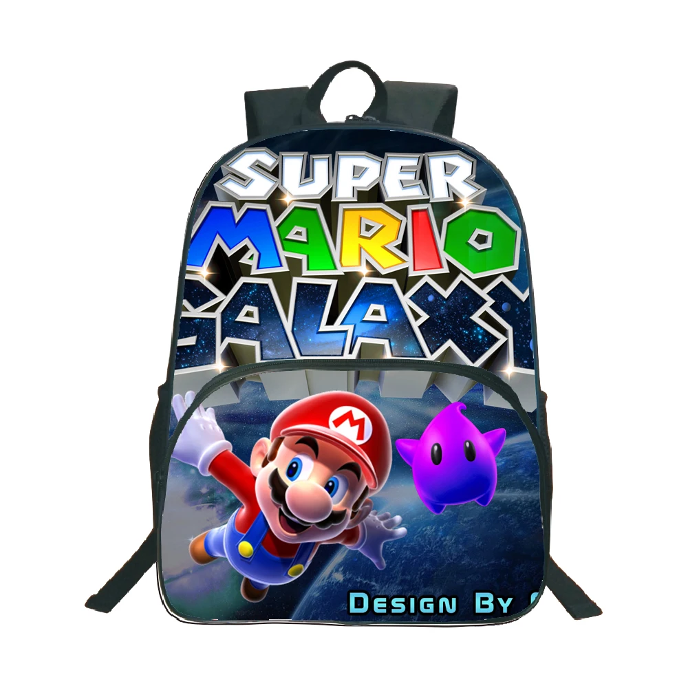 

2019 Hot Sale Children Boys Girls School Bag Super Mario Backpack School Bags Fashion Beautiful Popular Pattern Backpack Gifts
