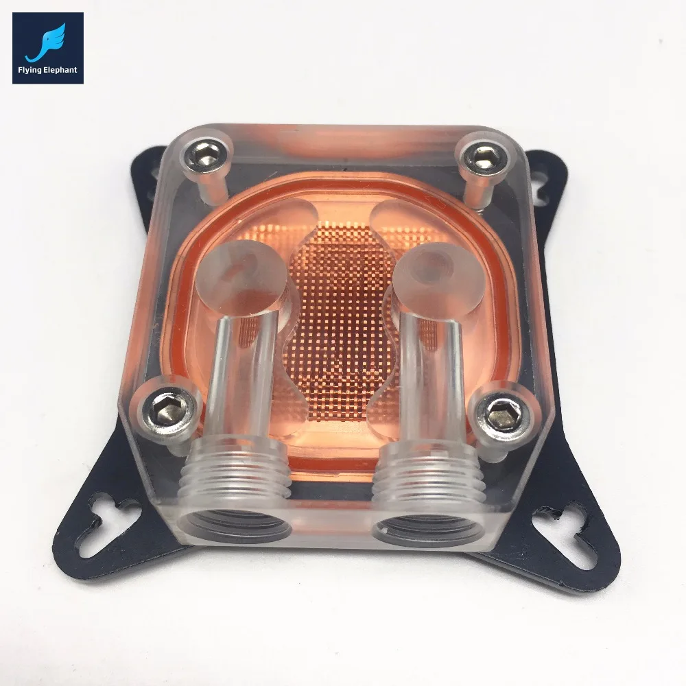 G1//4 Transparent 53-61mm GPU Graphics Card Water Cooling Block for AMD NVIDIA
