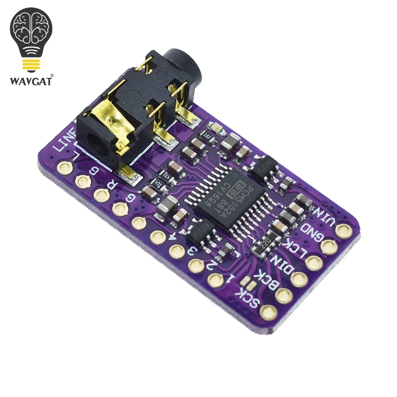 Интерфейс ies PCM5102A DAC декодер GY-PCM5102 IGS плеер модуль для Raspberry Pi pHAT формат плата цифровой PCM5102 аудио доска