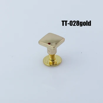 

50pc SCREWBACK SPIKE TT- 028 leathercraft Gold