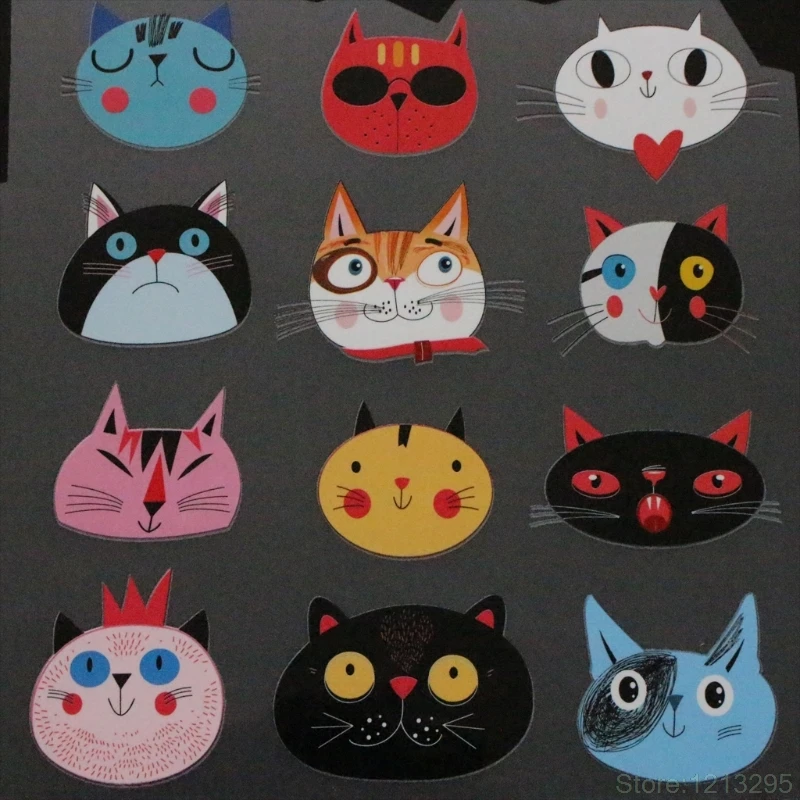 Cartoon Animal Patches T-shirt Heat Transfer Sticker Washable Iron On Appliques W215 photo