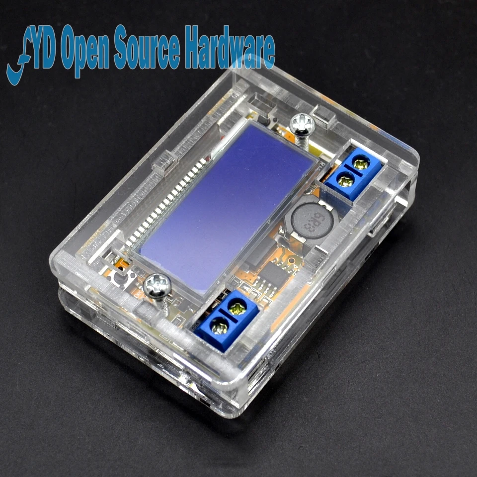 

DC-DC 5-23V To 0-16.5V 3A Adjustable Step-down Power Supply Module Voltage Current LCD Display Step Down Buck Regulator + Case