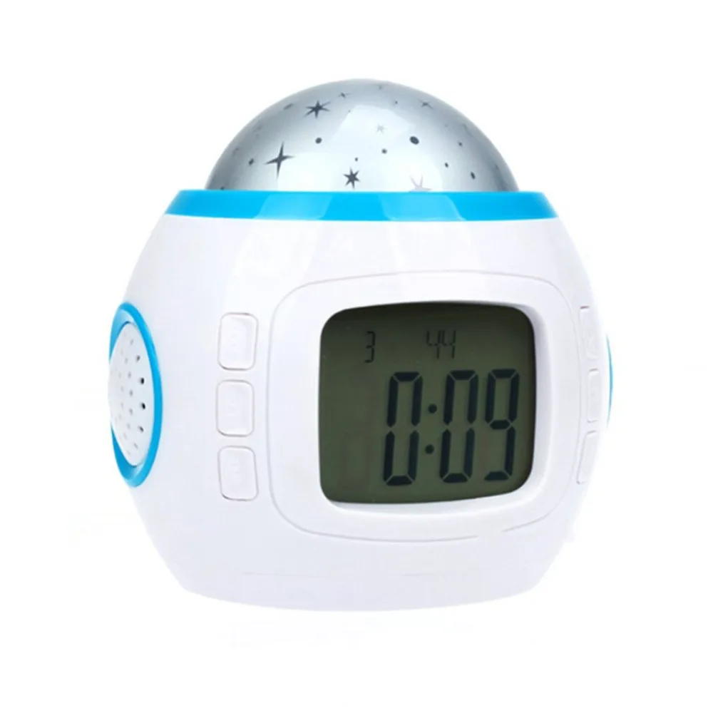 2018 new Home Decor Music Starry Star Sky Digital Clock Led Projection