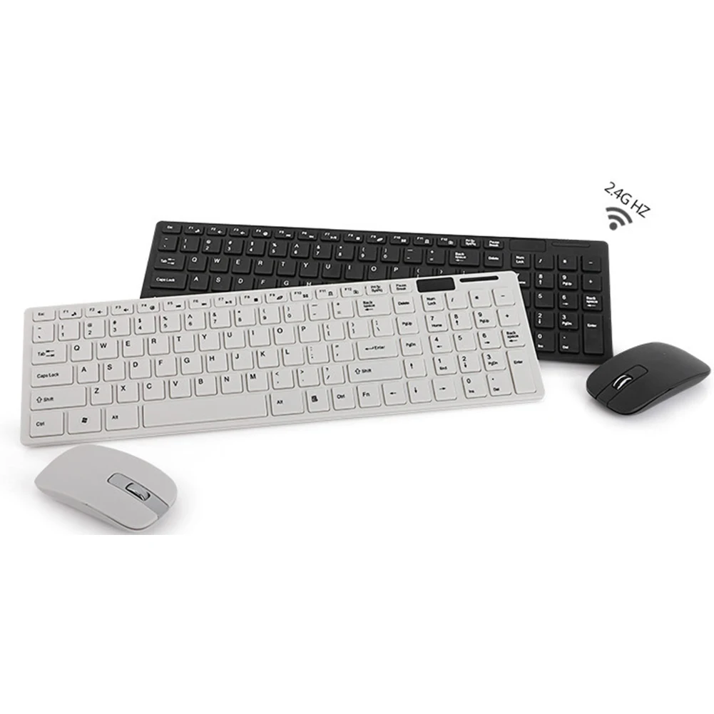 

New Hot 2.4G Wireless Keyboard Mouse Set Wireless Optical Mouse 1600dpi Keyboard Movie Set for Laptop PC NV99