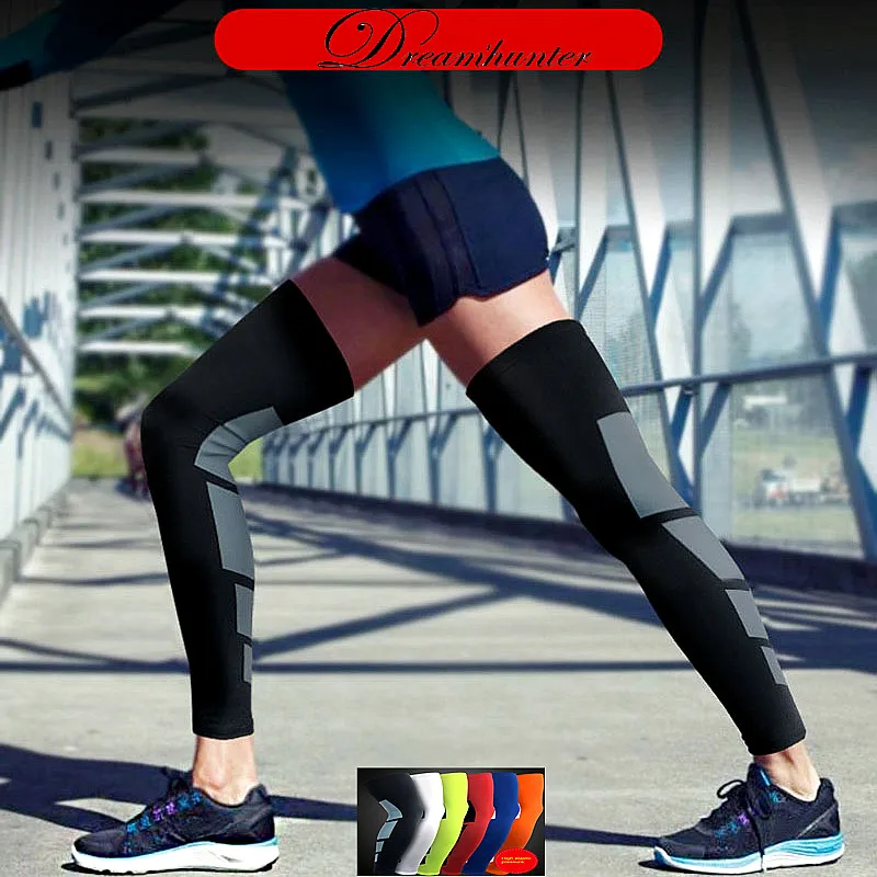 Sports Leg Sleeve Fitness Exercise Cycling Running Knee Pad Silicone